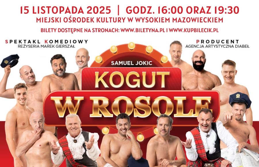 Grafika dotycząca Spektaklu "Kogut w rosole"