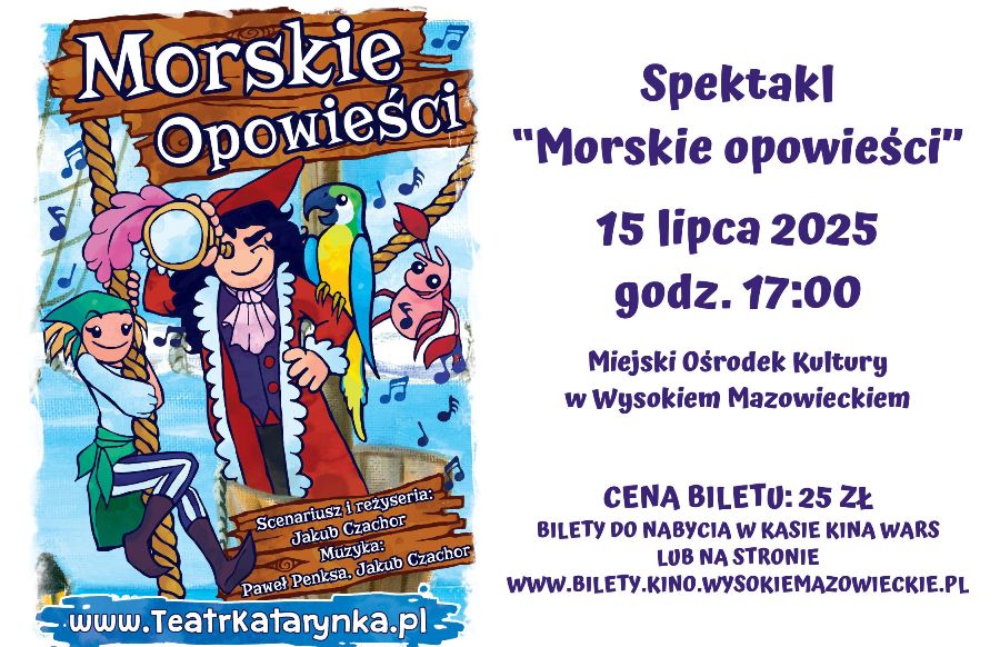 Grafika dotycząca spektaklu "Morskie opowieści"