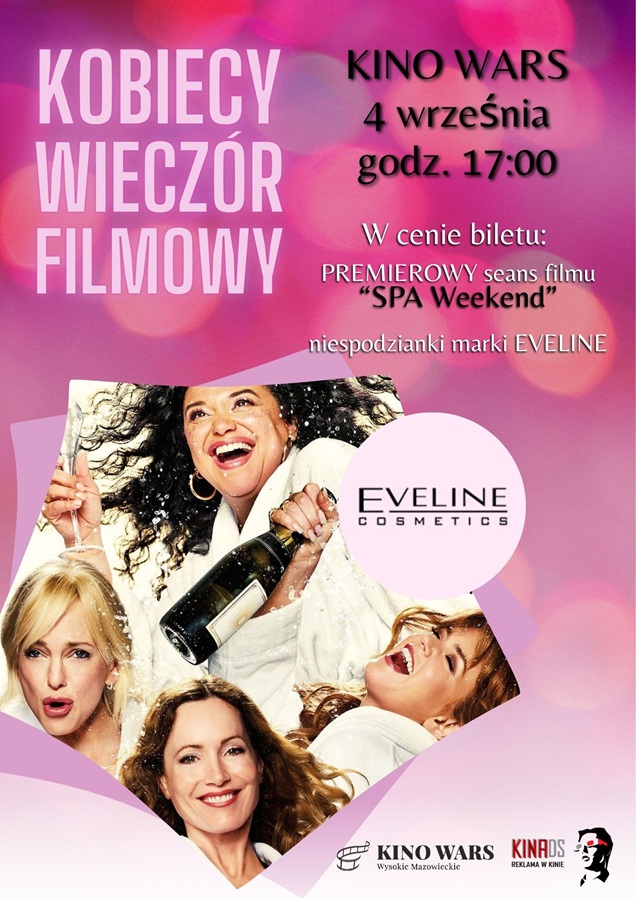 Plakat dotyczący Kobiecego Wieczoru Filmowego wrzesień 2026