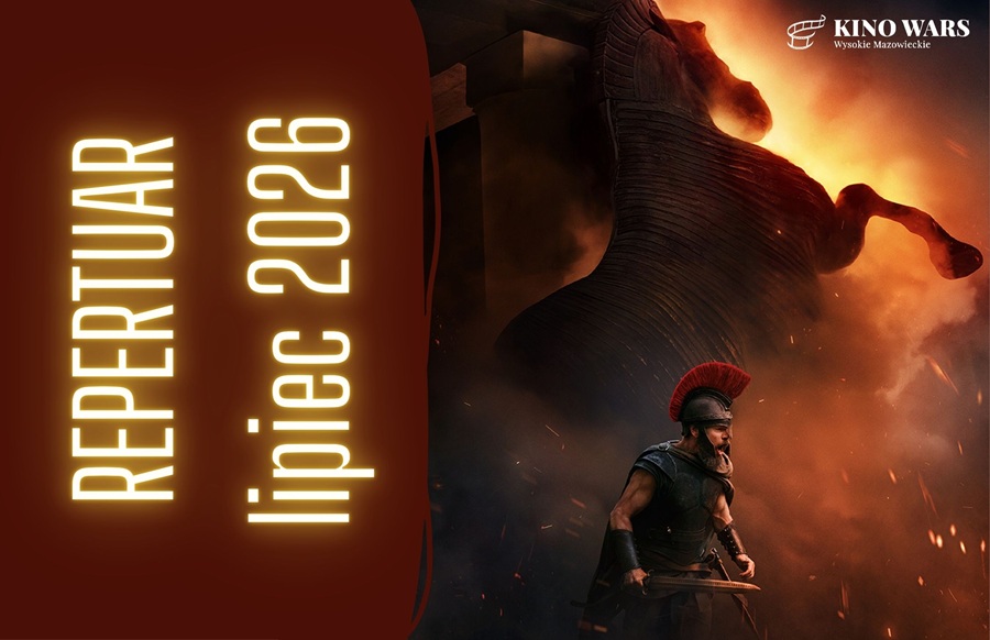 Grafika dotycząca Repertuaru kina WARS - lipiec 2026