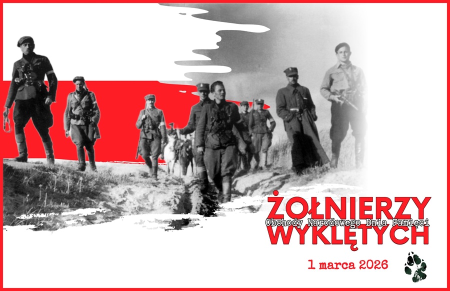 Grafika dotycząca Obchodów Narodowego Dnia Pamięci Żołnierzy Wyklętych 2026