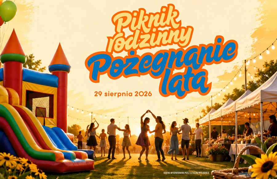 Grafika dotycząca Pikniku rodzinnego "Pożegnanie lata"