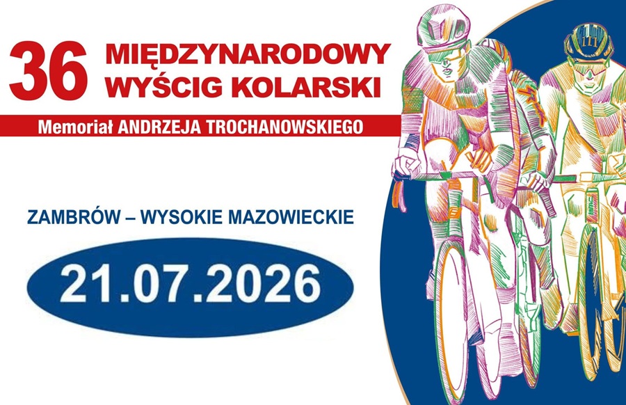 Grafika dotycząca 36. Międzynarodowego Wyścigu Kolarskiego Memoriał Andrzeja Trochanowskiego