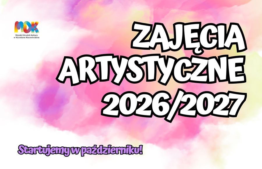 Grafika dotycząca zajęć artystycznych 2026/2027